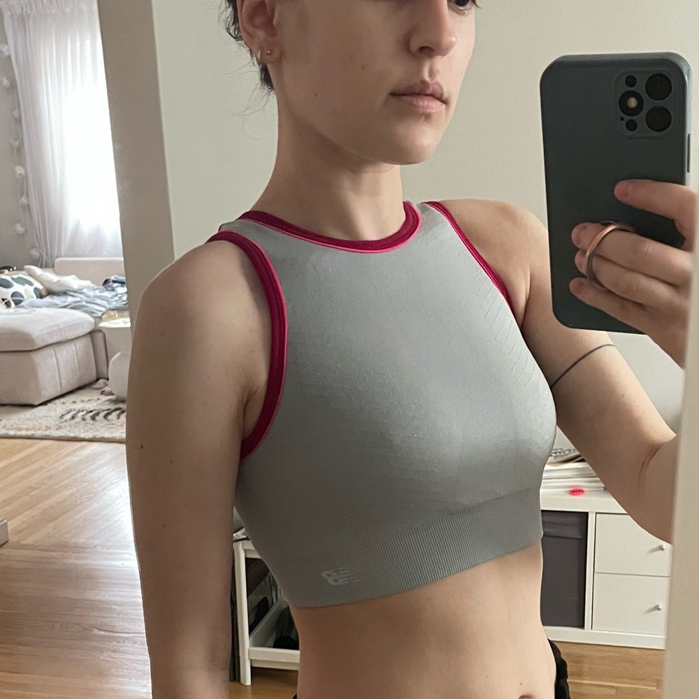 New Balance High Neck Sports Bra, size S